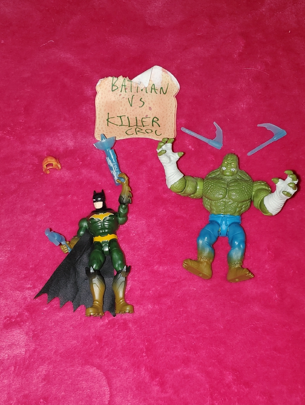 DC Batman vs Killer Croc Action Figure Set - Green